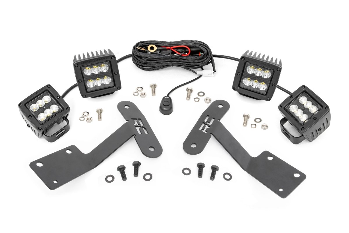 Toyota Tundra LED Light Kit - Ditch Mount - Rough Country - Dual 2